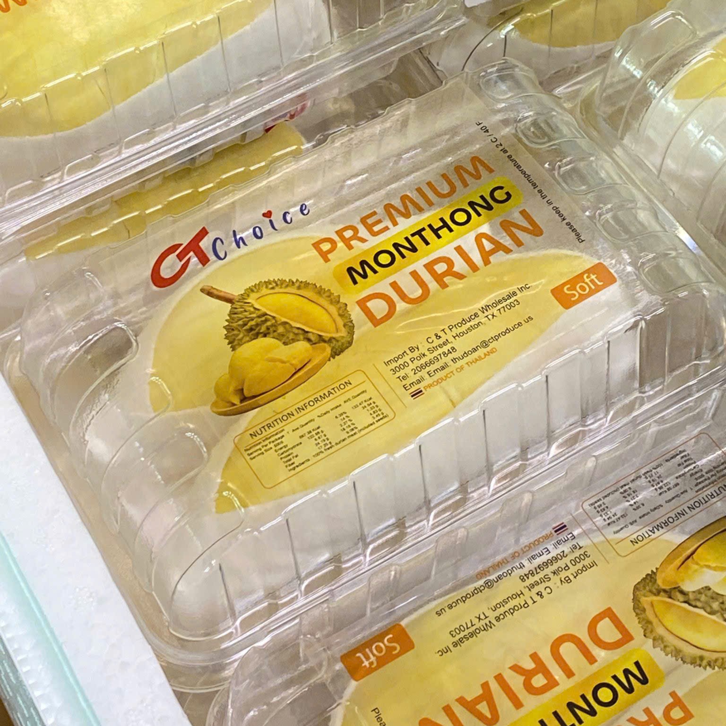 Sau Rieng / Durian Fresh Peeled Thailand